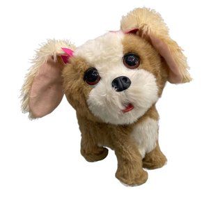 stuffed dog fur real dog